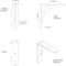 Ekena Millwork Legacy Steel Bracket, Powder Coated Black 2"W x 8"D x 8"H BKTM02X08X08LEPBL - alternate 10